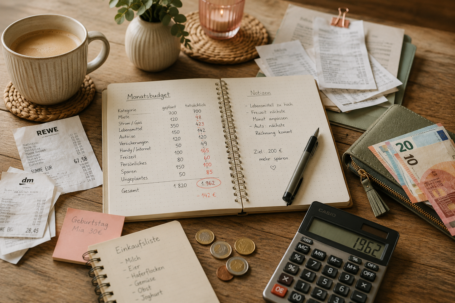 Du hast ein Budget – hältst dich aber nie daran? Daran liegt es oft